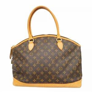 LOUIS VUITTON Brown Monogram Lockit Bag